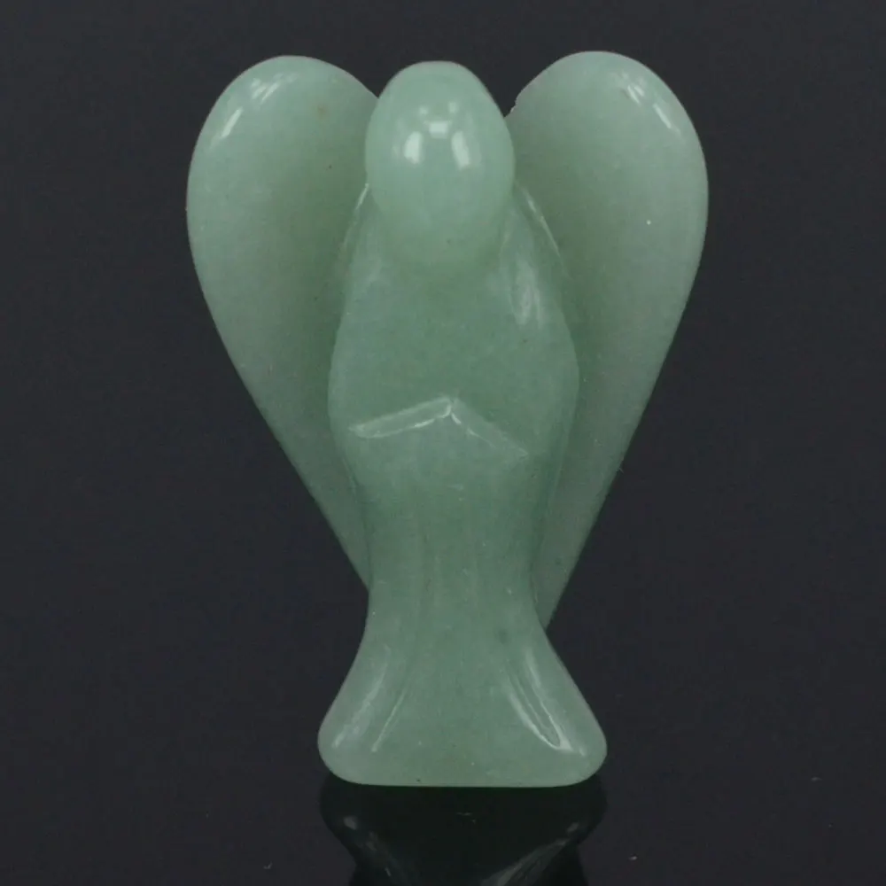 1.5inch Green Aventurine Gems Carving Angel Natural Crafts Stone Figurine Chakra Healing Reiki Stone
1.5inch Green Aventurine Gems Carving Angel Natural Crafts Stone Figurine Chakra Healing Reiki Stone