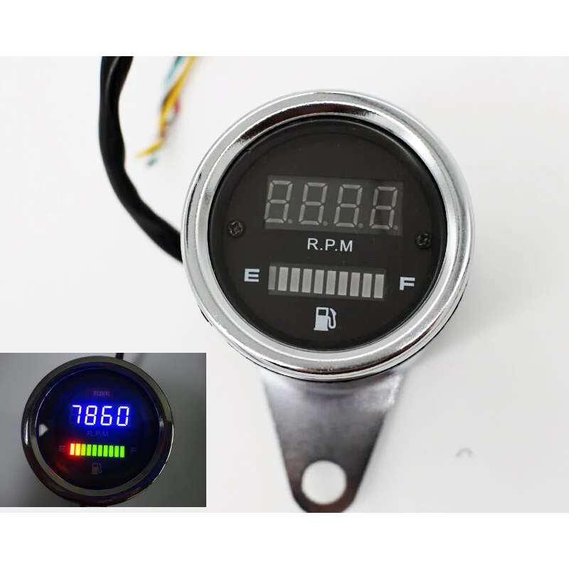 Scooter Fuel Meter with LED Backlight DC 12V Motorbike Digital Tachometer Motorcycle Oil Meter Gauge Moto Speedometer Instrument
Scooter Fuel Meter with LED Backlight DC 12V Motorbike Digital Tachometer Motorcycle Oil Meter Gauge Moto Speedometer Instrument