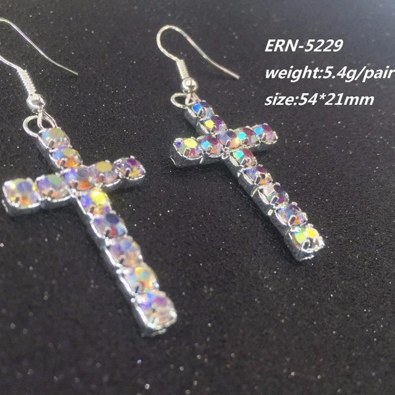 Hot Sale Wedding Jewelry Elegant Fashion Silver Plated Hook the cross Earings Eardrop ERN-5229
Hot Sale Wedding Jewelry Elegant Fashion Silver Plated Hook the cross Earings Eardrop ERN-5229