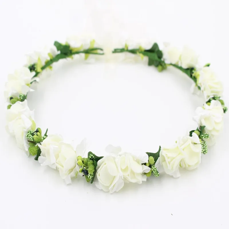 Girls Wedding Flower Crown Wreath Bohemian Vine Adjustable Yarn Garland Sweet Hair Bands Accessories for Bride Bridesmaid
Girls Wedding Flower Crown Wreath Bohemian Vine Adjustable Yarn Garland Sweet Hair Bands Accessories for Bride Bridesmaid