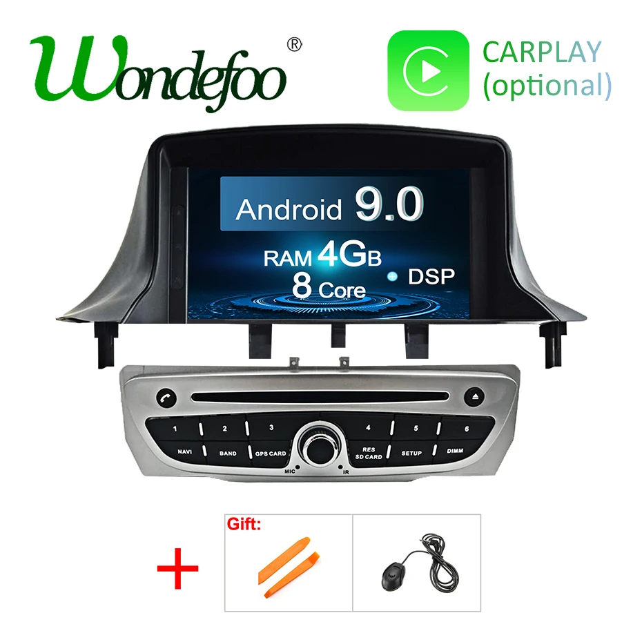 DSP Android 9.0 Car DVD Player for Renault Megane 3 2009 2010 2011 2012 Fluence GPS AV Output Navigation Stereo Radio Head Unit
DSP Android 9.0 Car DVD Player for Renault Megane 3 2009 2010 2011 2012 Fluence GPS AV Output Navigation Stereo Radio Head Unit