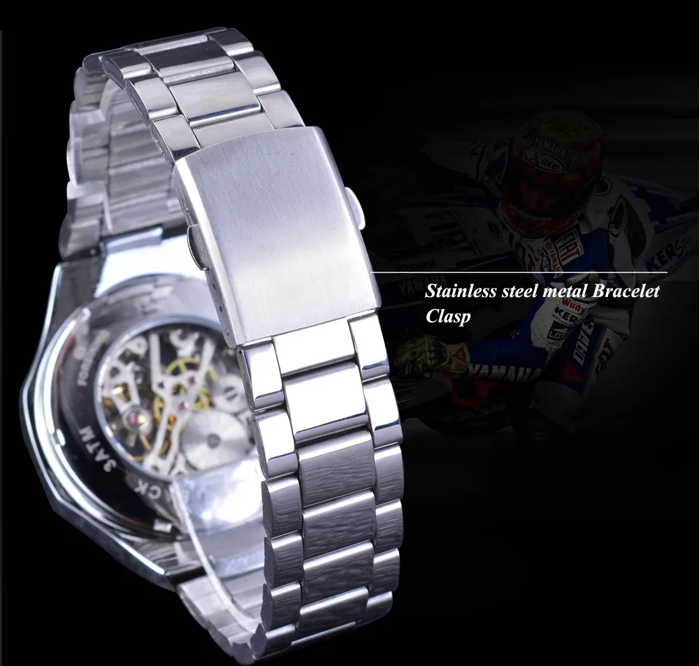 Forsining Mechanical Skeleton Sport Watch