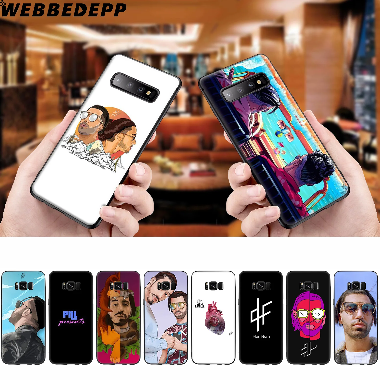 WEBBEDEPP PNL Rapper Soft Silicone Case for Samsung Galaxy S10 S10e S9 S8 Plus S7 S6 Edge S9 Plus & J6 2018
WEBBEDEPP PNL Rapper Soft Silicone Case for Samsung Galaxy S10 S10e S9 S8 Plus S7 S6 Edge S9 Plus & J6 2018