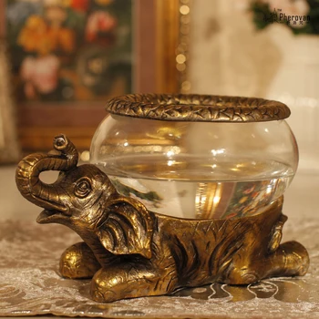 Southeast Asian elephant Luofan fee resin glass aquarium crafts housewarming opening wedding gift ornaments
Southeast Asian elephant Luofan fee resin glass aquarium crafts housewarming opening wedding gift ornaments