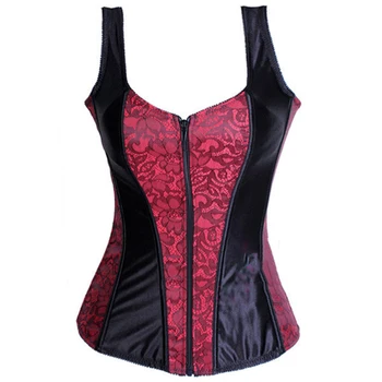 Waist fashion Corset Lace Satin Stitching Zipper Halter Corsets Body Shapewear Bustier Cincher Bustier Corselet Corpete CO15
Waist fashion Corset Lace Satin Stitching Zipper Halter Corsets Body Shapewear Bustier Cincher Bustier Corselet Corpete CO15
