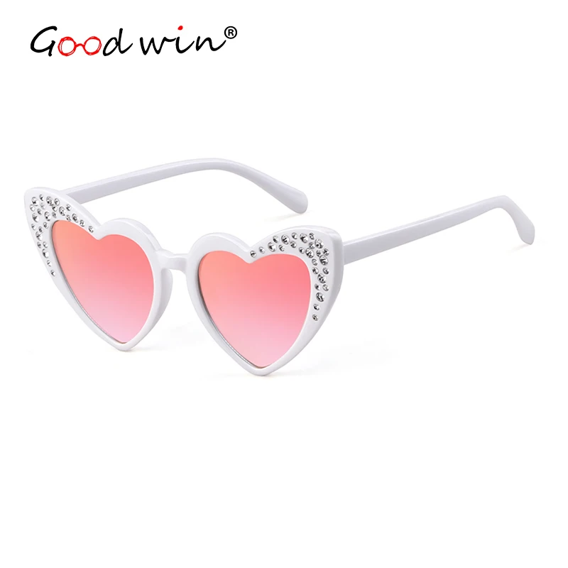 Good Win Kids Sunglasses Heart Shaped Crystal Girl Sunglasses Children Uv400 Rhinestone Sun Glasses Oculos De Sol Feminino
Good Win Kids Sunglasses Heart Shaped Crystal Girl Sunglasses Children Uv400 Rhinestone Sun Glasses Oculos De Sol Feminino