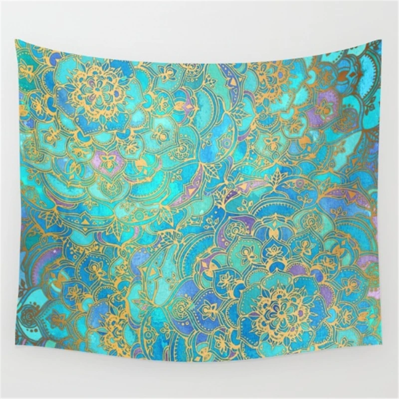 130x150cm Mandala Moroccan Style 100% Polyester Tapestry Hexagonal Flower Geometric Extension Decorative Wall Hanging
130x150cm Mandala Moroccan Style 100% Polyester Tapestry Hexagonal Flower Geometric Extension Decorative Wall Hanging