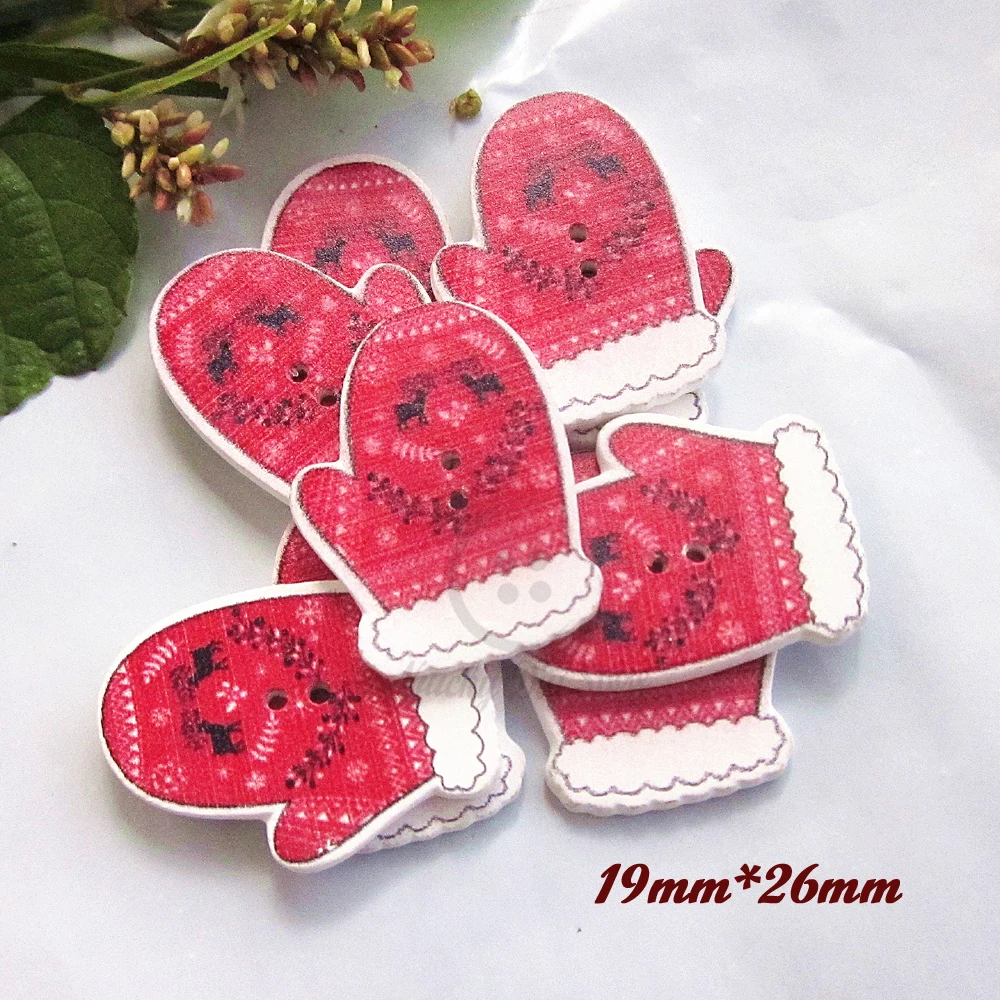 Christmas decorative material series 50pcs Red gloves Decorative Buttons for sewing scrapbooking craft diy accessories 19mm*26mm
Christmas decorative material series 50pcs Red gloves Decorative Buttons for sewing scrapbooking craft diy accessories 19mm*26mm