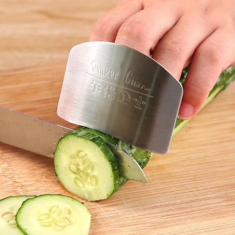 Stainless Steel Finger Protector Guard Safe Slice Kitchen Accessories Cooking Tools Gadgets 2018
Stainless Steel Finger Protector Guard Safe Slice Kitchen Accessories Cooking Tools Gadgets 2018