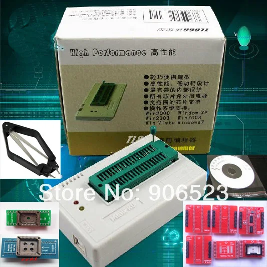 Free Shipping MiniPro TL866CS USB Universal Programmer + 7 adapters /Bios 13143chips/TSOP32/40/48/TSOP40+PLCC32/44
Free Shipping MiniPro TL866CS USB Universal Programmer + 7 adapters /Bios 13143chips/TSOP32/40/48/TSOP40+PLCC32/44