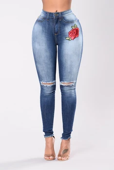 Jeans Women Skinny Ripped Pants High Waist Stretch Pant Slim Pencil Pants Denim Jeans Trousers
Jeans Women Skinny Ripped Pants High Waist Stretch Pant Slim Pencil Pants Denim Jeans Trousers