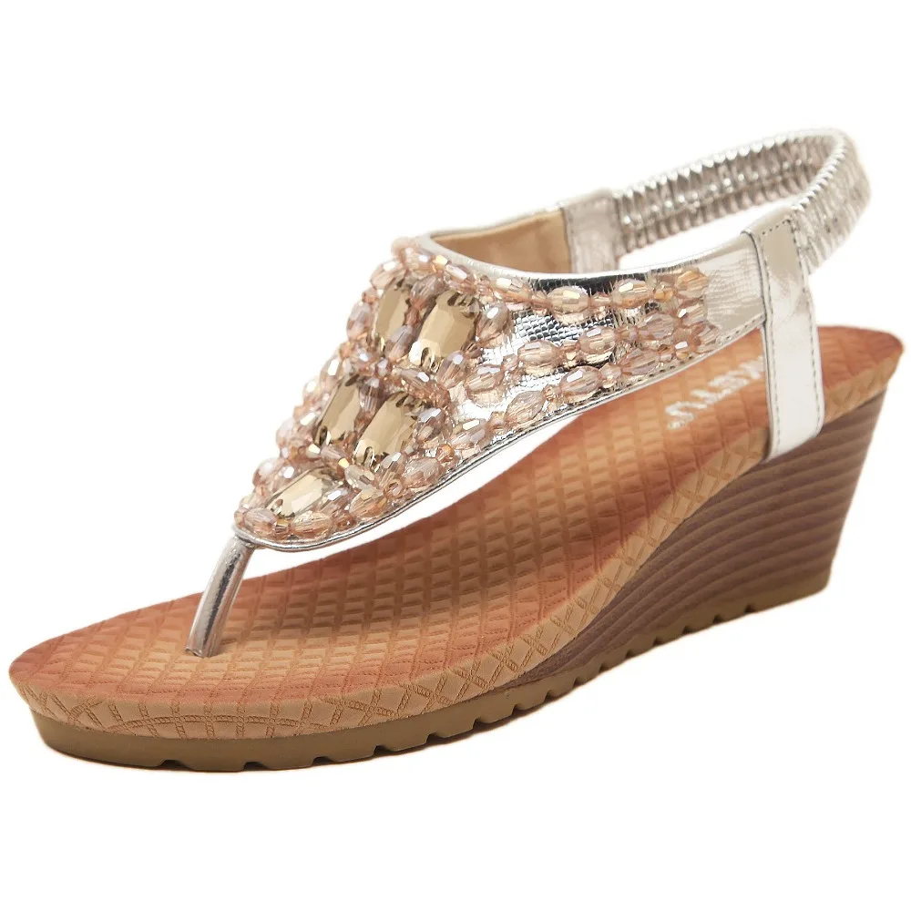GOXPACER 2016 Hot Sell Bohemia women shoes wedge sandals summer flip flops sandals rhinestone shoes women plus size 34-40
GOXPACER 2016 Hot Sell Bohemia women shoes wedge sandals summer flip flops sandals rhinestone shoes women plus size 34-40