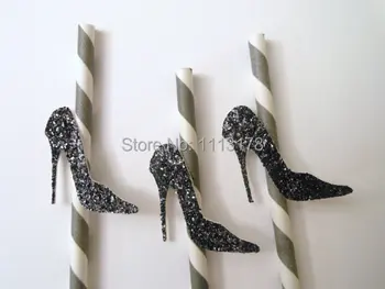 cheap Bachelorette party straws decorations, bridal shower decoration- Glittered Stilleto high heel shoes straws
cheap Bachelorette party straws decorations, bridal shower decoration- Glittered Stilleto high heel shoes straws