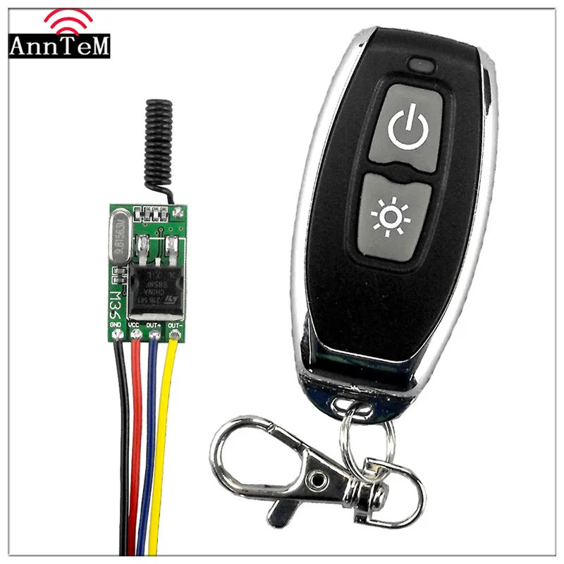 Anntem brand Wide Voltage DC6V to 36V RF Remote control Switch 12v Car Bus Motorcycle Truck Light Lamp Learning Controller
Anntem brand Wide Voltage DC6V to 36V RF Remote control Switch 12v Car Bus Motorcycle Truck Light Lamp Learning Controller