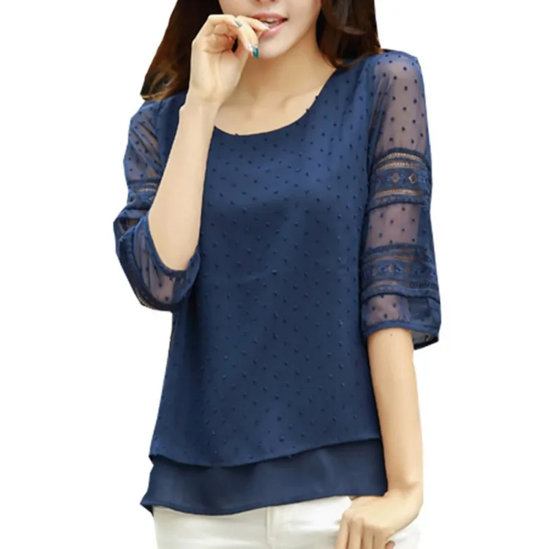 Short Sleeve O Neck Solid Loose Pullover Feminino Chiffon Blouse Tops Plus Size 5XL Women's Blouse Summer Autumn Casual
Short Sleeve O Neck Solid Loose Pullover Feminino Chiffon Blouse Tops Plus Size 5XL Women's Blouse Summer Autumn Casual