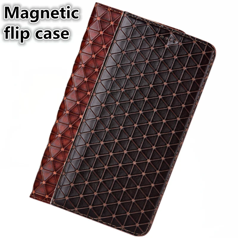HX15 Genuine Leather Magnetic Stand Flip Cover For Asus ZenFone Max Pro M2 ZB631KL Case With Card Slot | Мобильные телефоны и