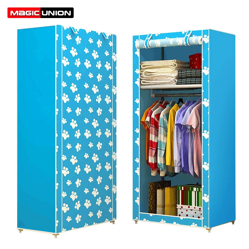 Magic Union Non-woven Single Folding Wardrobe Student Dormitory Storage Cabinet Home Dust-proof Wardrobe Small Closet
Magic Union Non-woven Single Folding Wardrobe Student Dormitory Storage Cabinet Home Dust-proof Wardrobe Small Closet