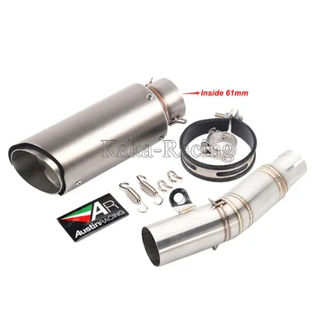 Motorcycle Exhaust Full System Slip on AR Austin Racing Exhaust Muffler Escape with middle link pipe For Yamaha YZF R6 2006-2018
Motorcycle Exhaust Full System Slip on AR Austin Racing Exhaust Muffler Escape with middle link pipe For Yamaha YZF R6 2006-2018