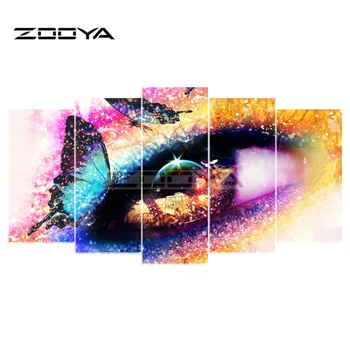 ZOOYA 5D DIY Diamond Embroidery Colored Eyes &Butterfly 5pcs Multi-picture Diamond Painting Cross Stitch Rhinestone Decor BK332
ZOOYA 5D DIY Diamond Embroidery Colored Eyes &Butterfly 5pcs Multi-picture Diamond Painting Cross Stitch Rhinestone Decor BK332