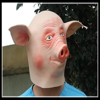 Hot Sale High quality 100%Eco-friendly Natural latex adult size full head cute pig animal halloween mask for cosplay and costume
Hot Sale High quality 100%Eco-friendly Natural latex adult size full head cute pig animal halloween mask for cosplay and costume