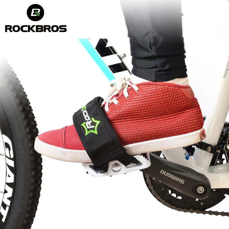 

ROCKBROS Bike Bicycle Pedals Cover Ultralight Cycling MTB Pedals Belt Bike Platform Foot Straps Anti-slip Fixed Gear Beam Strap