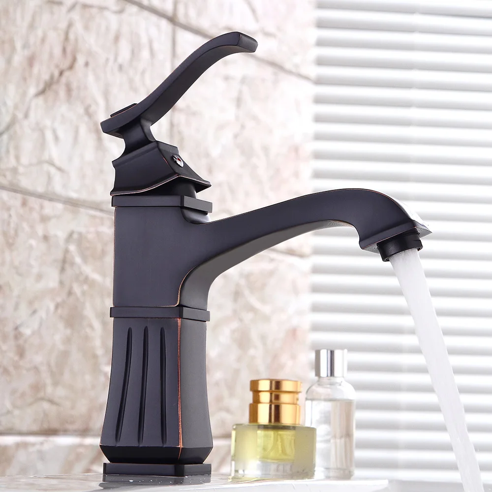 Vidric Black Square Brass Tap, Nickel Brushed Bathroom Single Handle Basin Faucet Hot & Cold Mixer Tap Washbasin Carved faucet
Vidric Black Square Brass Tap, Nickel Brushed Bathroom Single Handle Basin Faucet Hot & Cold Mixer Tap Washbasin Carved faucet