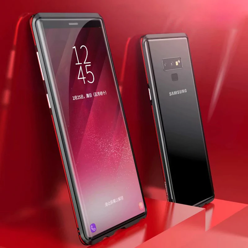 Luxury metal bumper For Samsung Galaxy Note 9 note9 case Ultra thin dual color Aluminum alloy frame for Samsung note 9 cover
Luxury metal bumper For Samsung Galaxy Note 9 note9 case Ultra thin dual color Aluminum alloy frame for Samsung note 9 cover