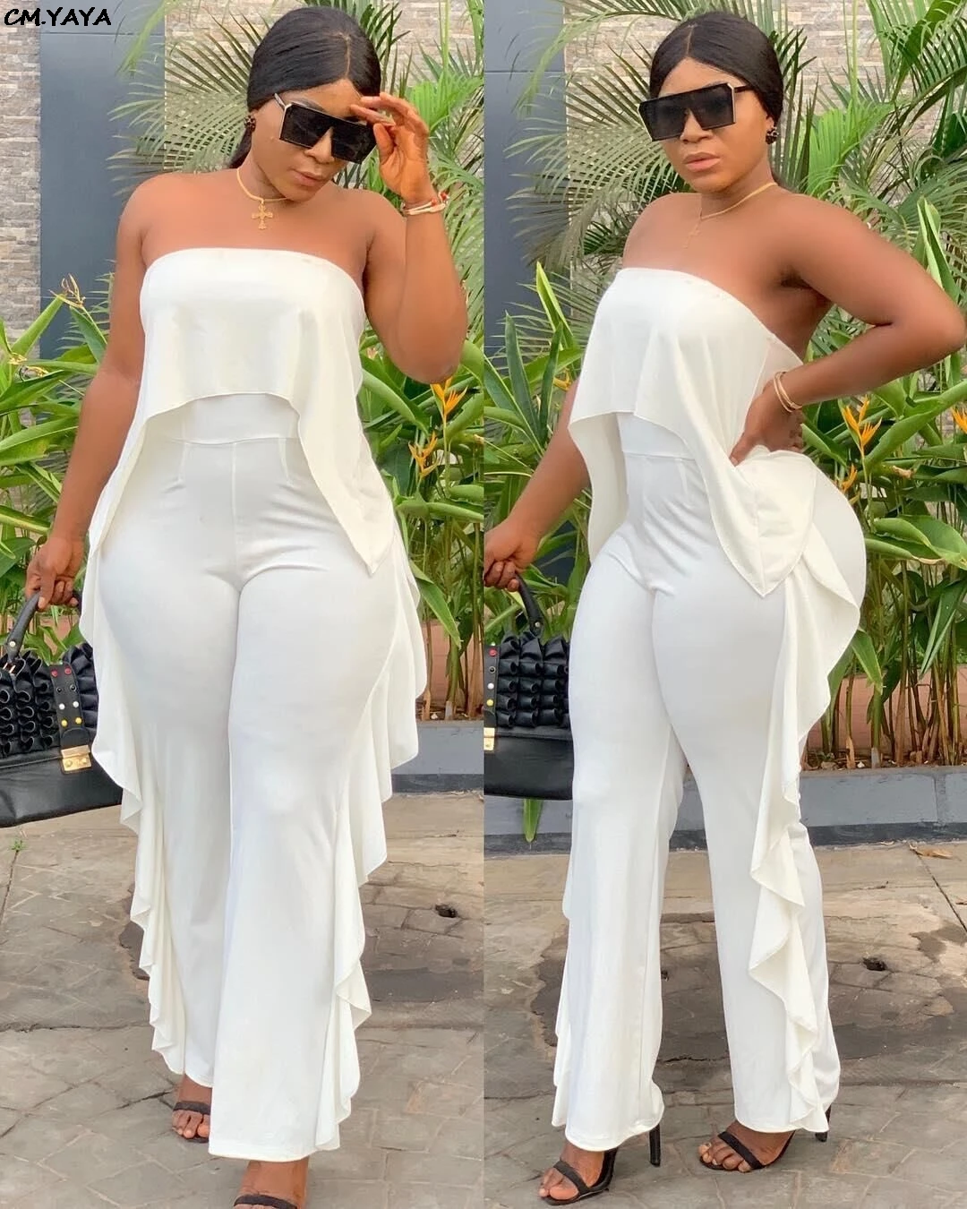 2019 new women summer strapless ruffles side straight long jumpsuit bodycon party club night romper sexy playsuit outfit BL7002
2019 new women summer strapless ruffles side straight long jumpsuit bodycon party club night romper sexy playsuit outfit BL7002