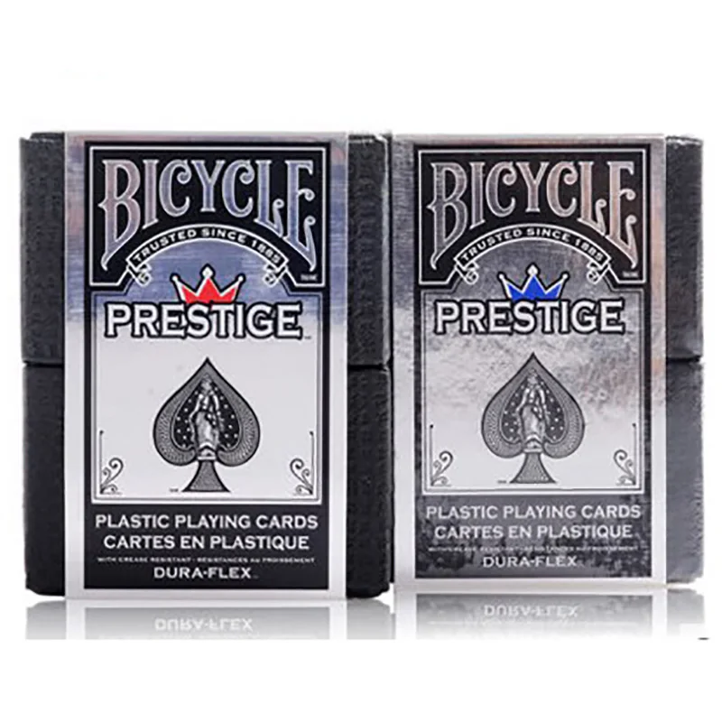 Bicycle Prestige Plastic Playing Cards High Quality Playing Cards New Poker Cards for Magician Collection Card Game
Bicycle Prestige Plastic Playing Cards High Quality Playing Cards New Poker Cards for Magician Collection Card Game