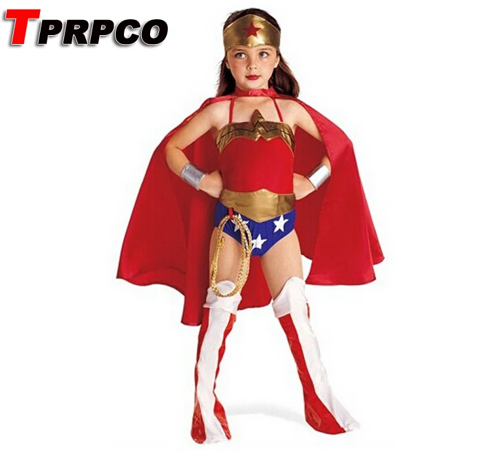 TPRPCO Halloween Superman Wonder Woman Children Party Cosplay Costumes Gift For Girls Clothes Children's Clothing Set NL156
TPRPCO Halloween Superman Wonder Woman Children Party Cosplay Costumes Gift For Girls Clothes Children's Clothing Set NL156