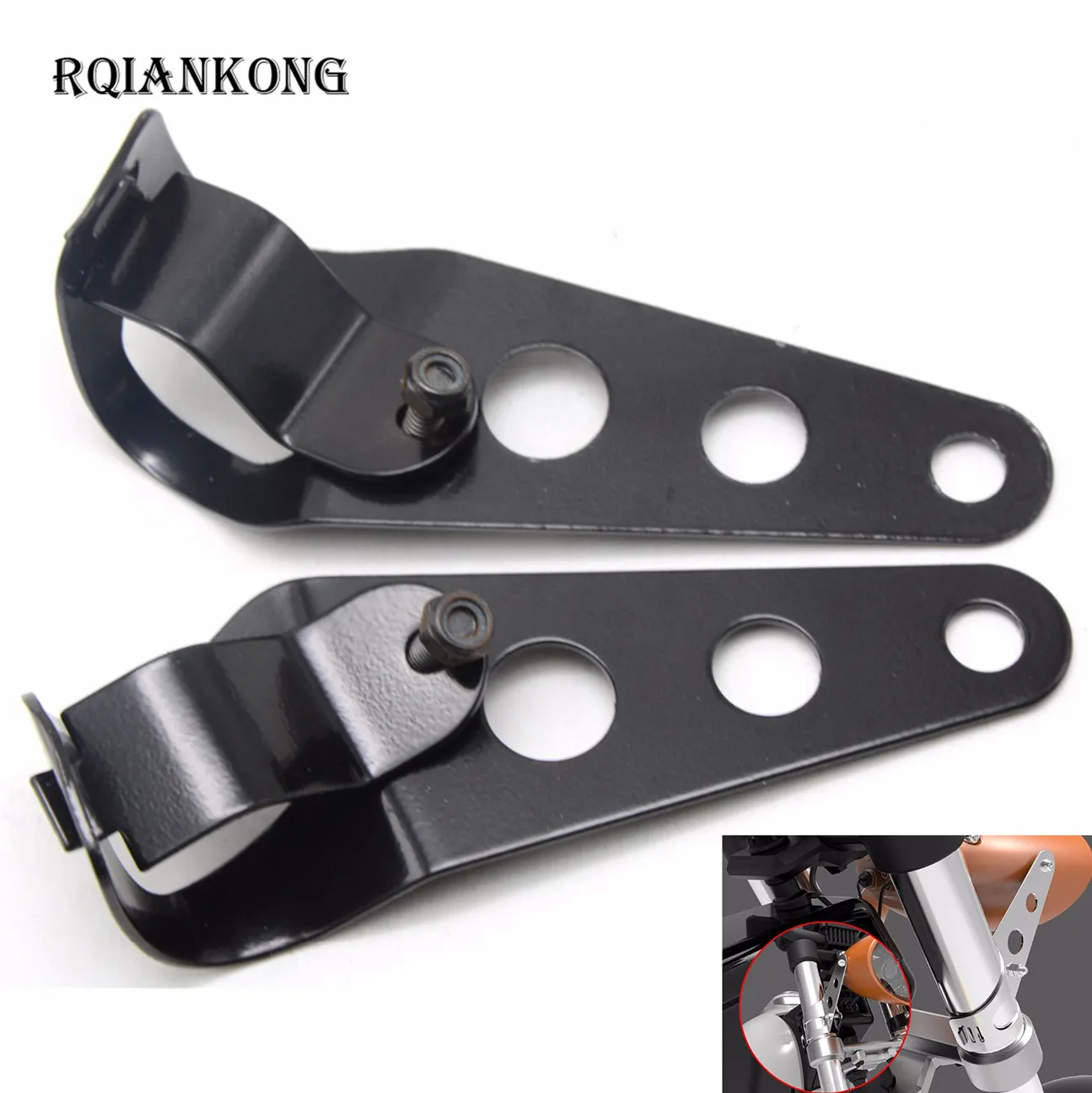 Universal 35-43mm Motorcycles Headlight headlamps Mount Holder Brackets For Harley Bobber Cafe Racer Chopper Motorbikes
Universal 35-43mm Motorcycles Headlight headlamps Mount Holder Brackets For Harley Bobber Cafe Racer Chopper Motorbikes