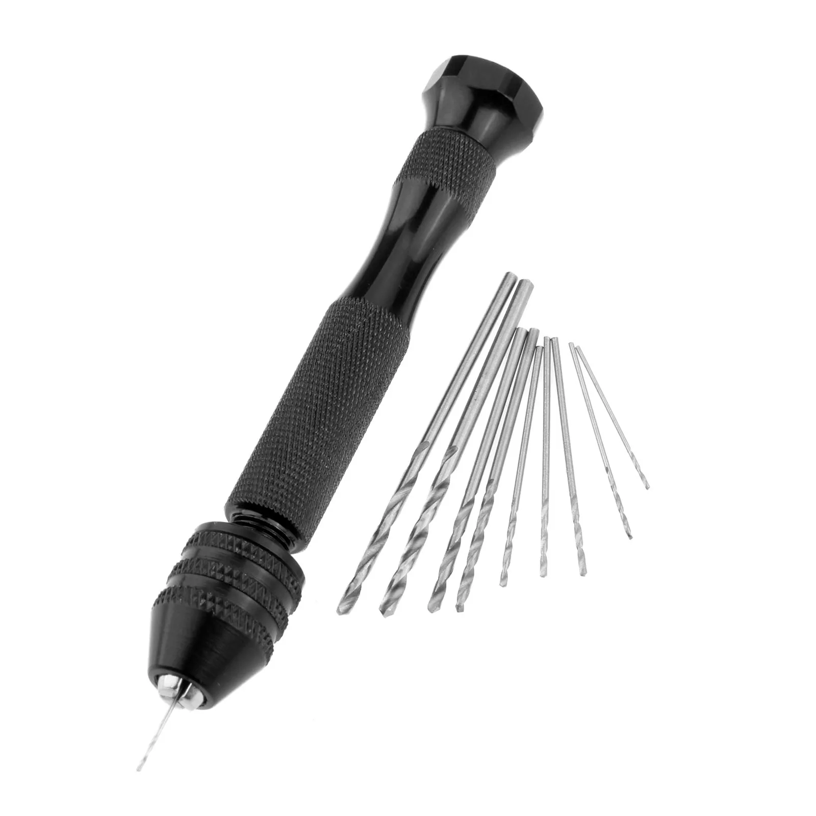 DRELD Mini Aluminum Alloy Hand Drill With Keyless Chuck 0.3 -3.4mm+10pcs Twist Drill Bit for Woodworking Drilling Rotary Tools
DRELD Mini Aluminum Alloy Hand Drill With Keyless Chuck 0.3 -3.4mm+10pcs Twist Drill Bit for Woodworking Drilling Rotary Tools