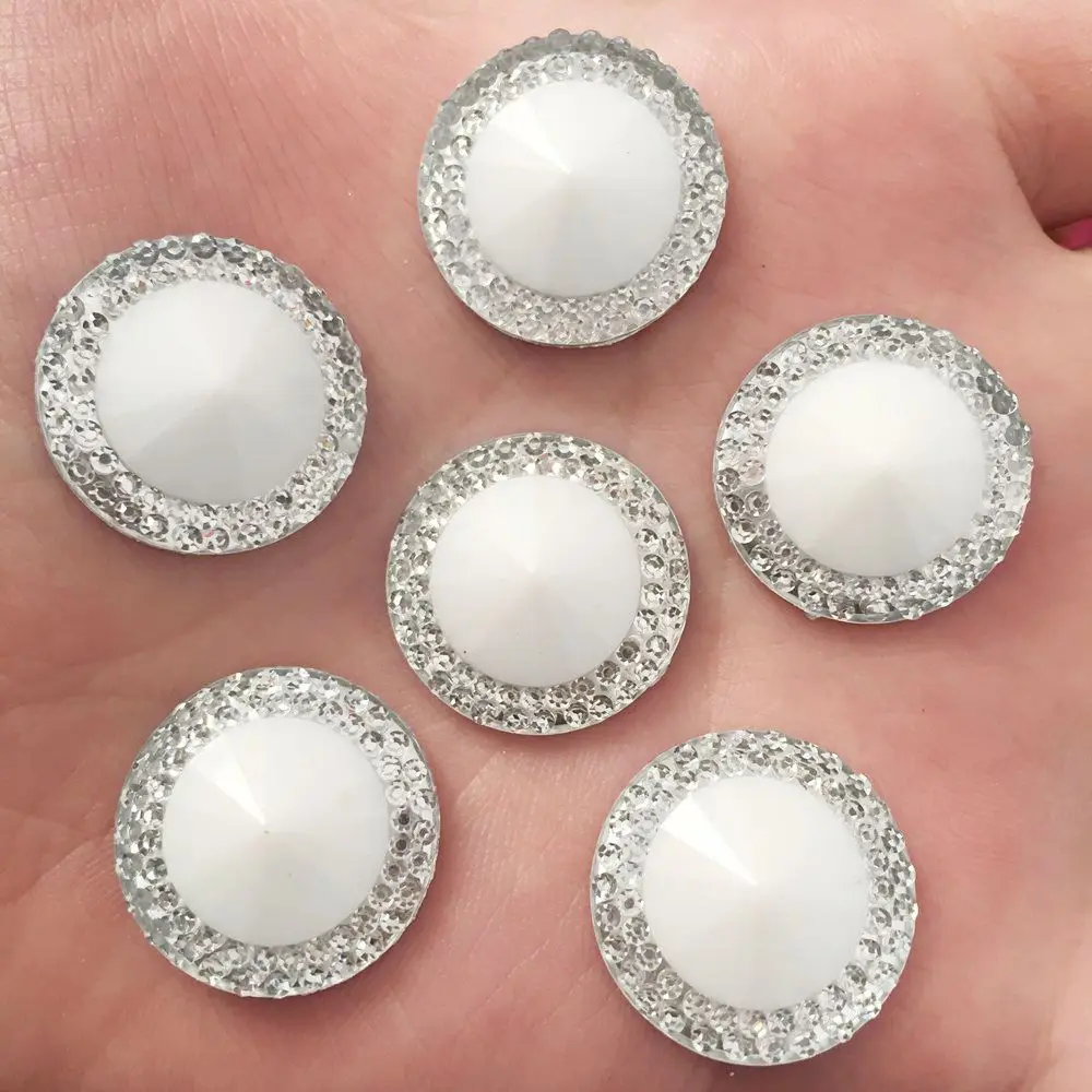 New 20pcs 20mm Resin Double Color Round Rhinestone Flatback Wedding Diy Crafts K192*2
New 20pcs 20mm Resin Double Color Round Rhinestone Flatback Wedding Diy Crafts K192*2