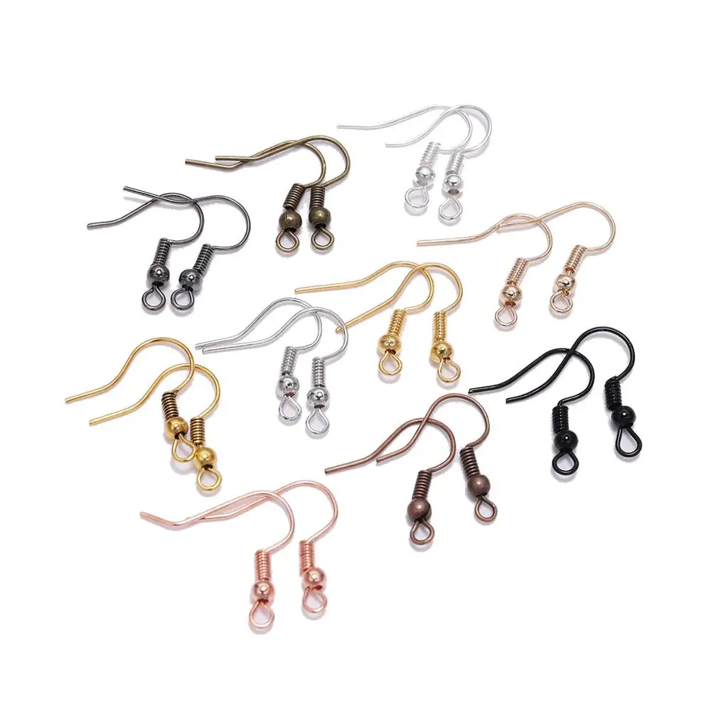100PCS/lot Multicolor Alloy Earring Hooks Wire Charm Rings Circle Loop Earring Hoop Clasps Base for Diy Earring Jewelry Finding
100PCS/lot Multicolor Alloy Earring Hooks Wire Charm Rings Circle Loop Earring Hoop Clasps Base for Diy Earring Jewelry Finding