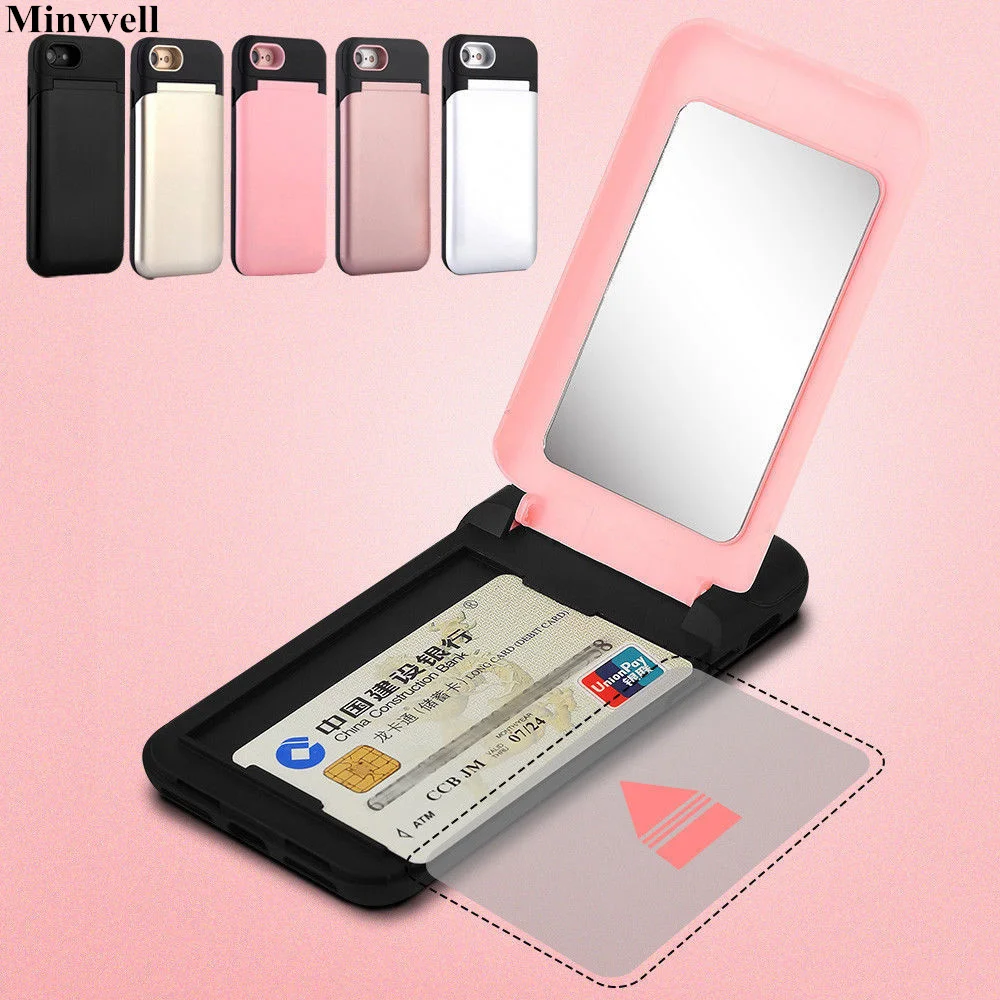 Luxury Case for iPhone 7 8 Cover 7plus 8plus Card Slot Wallet Flip Hybrid Shockproof Case Cover With Mirror For iPhone 8 7 Plus
Luxury Case for iPhone 7 8 Cover 7plus 8plus Card Slot Wallet Flip Hybrid Shockproof Case Cover With Mirror For iPhone 8 7 Plus