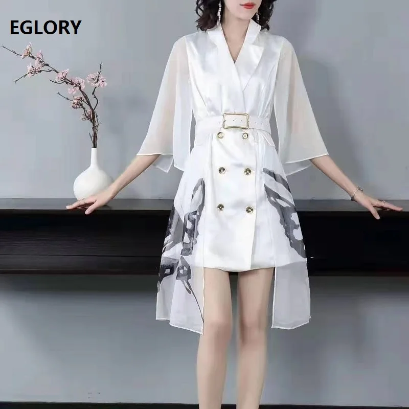 High Quality Blazer Dress 2019 Autumn Fashion Women Butterfly Print Patchwork Double Breasted Blazer Ladies Elegant Work Dress
High Quality Blazer Dress 2019 Autumn Fashion Women Butterfly Print Patchwork Double Breasted Blazer Ladies Elegant Work Dress