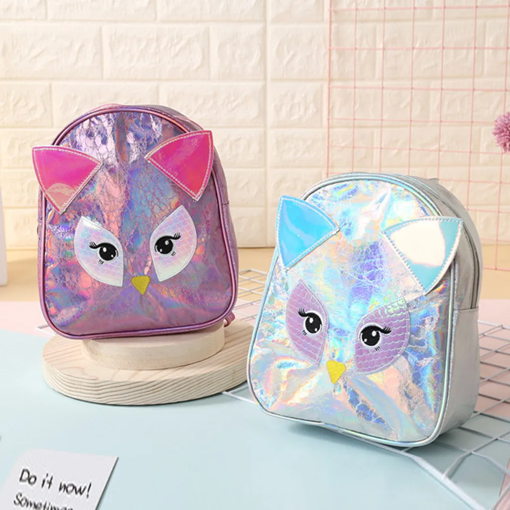Women Girl Owl laser Backpack Student Solid Color Travel School Shoulder Bag Ladies Versatile Hiking Bagpack Mochila Feminina
Women Girl Owl laser Backpack Student Solid Color Travel School Shoulder Bag Ladies Versatile Hiking Bagpack Mochila Feminina