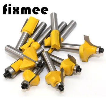12pcs Milling Cutter Router Bit Set 8mm Wood Cutter Carbide Shank Mill Woodworking Trimming Engraving Carving Cutting Tools
12pcs Milling Cutter Router Bit Set 8mm Wood Cutter Carbide Shank Mill Woodworking Trimming Engraving Carving Cutting Tools