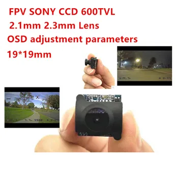Sony CCD 600TVL Mini Camera 2.1mm 2.3mm Lens DC 5V to 36V 1/3" SONY Super HAD II CCD for FPV RC Quadcopter
Sony CCD 600TVL Mini Camera 2.1mm 2.3mm Lens DC 5V to 36V 1/3" SONY Super HAD II CCD for FPV RC Quadcopter
