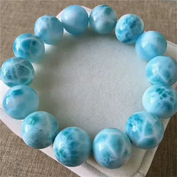 Genuine Natural Blue Larimar Ice Gems Big Round Beads Healing Stone Women Man Bracelet 16mm AAAAA
Genuine Natural Blue Larimar Ice Gems Big Round Beads Healing Stone Women Man Bracelet 16mm AAAAA