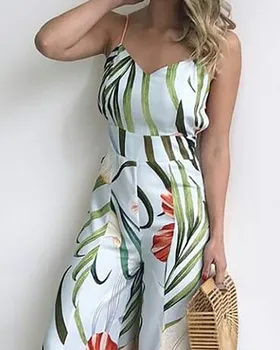 2019 Women Floral Printed Boho Jumpsuit Beach Sleeveless Casual Overalls Streetwear Wide Leg Playsuit
2019 Women Floral Printed Boho Jumpsuit Beach Sleeveless Casual Overalls Streetwear Wide Leg Playsuit
