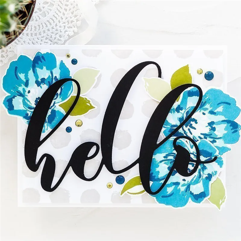 DiyArts Happy Hello Letters Die Cuts Metal Cutting Dies for DIY Scrapbooking Embossing Photo Album Paper Cards Decorative Crafts
DiyArts Happy Hello Letters Die Cuts Metal Cutting Dies for DIY Scrapbooking Embossing Photo Album Paper Cards Decorative Crafts