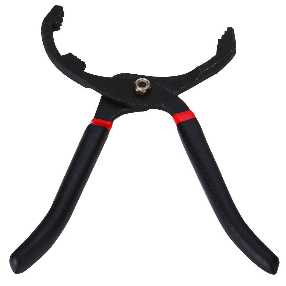 Treyues Black 10 Inch Adjustable Car Oil Filter Plier Wrench Hand Removal Tool Auto Repairing Accessories