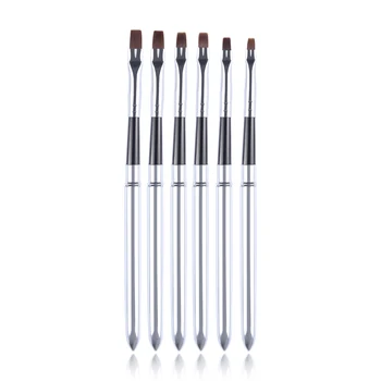 6Pcs Painting Nail Brushes Set UV Gel Pen with Detachable Cap Flat Head Drawing Nail Art Brush Tools
6Pcs Painting Nail Brushes Set UV Gel Pen with Detachable Cap Flat Head Drawing Nail Art Brush Tools