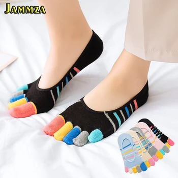 Girl Non-slip Silica Gel Women Socks Rainbow Stripe Cotton Five Fingers Colorful Sock Slippers Invisible Toe Deodorant Wild Sox
Girl Non-slip Silica Gel Women Socks Rainbow Stripe Cotton Five Fingers Colorful Sock Slippers Invisible Toe Deodorant Wild Sox