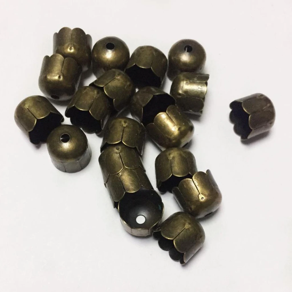 45pcs Lot Necklace Tassel Cord End Caps Crimp Connectors Bead Cap DIY Jewelry Makings Accessories 45pcs Lot Necklace Tassel Cord End Caps Crimp Connectors Bead Cap DIY Jewelry Makings Accessories