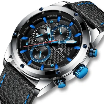 MEGALITH 19 New Mens Watches Reloj Hombre Clock Stylish Sports Luxury Business Leather Waterproof Quartz Gift For Male 8004
MEGALITH 19 New Mens Watches Reloj Hombre Clock Stylish Sports Luxury Business Leather Waterproof Quartz Gift For Male 8004