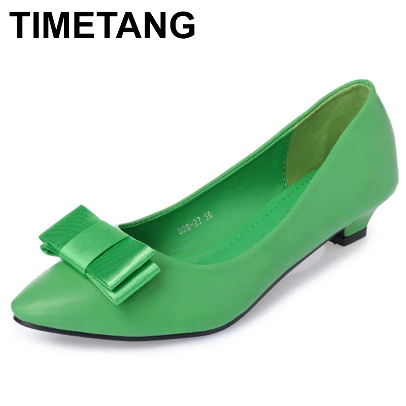 TIMETANGNew fashion Office Lady low heels work Shoes woman pumps Women autumn spring workShoes pointed toe bowtie35-41greenE582
TIMETANGNew fashion Office Lady low heels work Shoes woman pumps Women autumn spring workShoes pointed toe bowtie35-41greenE582