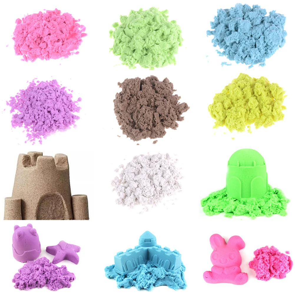 500g 7Colors Dynamic Sand Polymer Clay Amazing Diy Plasticin Magic Play Do Dry Sands Mars Space Sand Sfimo Polymer Clay For kids