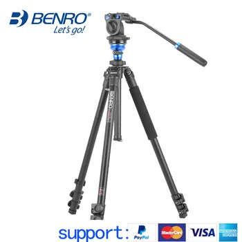 BENRO A1573FS2 Video Tripod Professional Aluminum Camera Tripods With S2 Video Head QR4 Plate Pan Bar Handle BS03 Carry Bag
BENRO A1573FS2 Video Tripod Professional Aluminum Camera Tripods With S2 Video Head QR4 Plate Pan Bar Handle BS03 Carry Bag